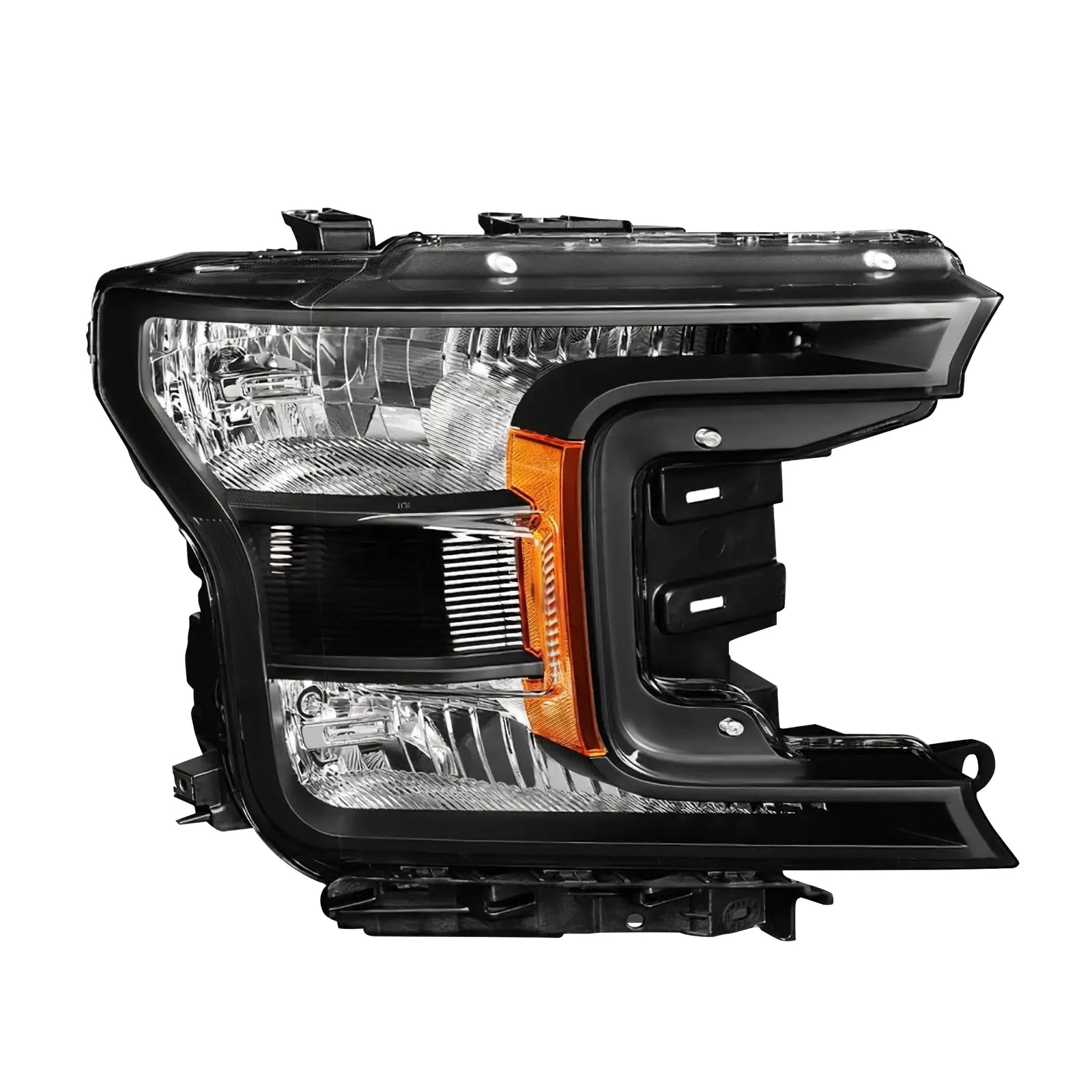 LOYO Headlight Assembly Replacement for 2018-2020 Ford F150 - OE Style Halogen Headlamps (Passenger & Driver Side) - Perfect for Night Driving & Off-Road Adventures