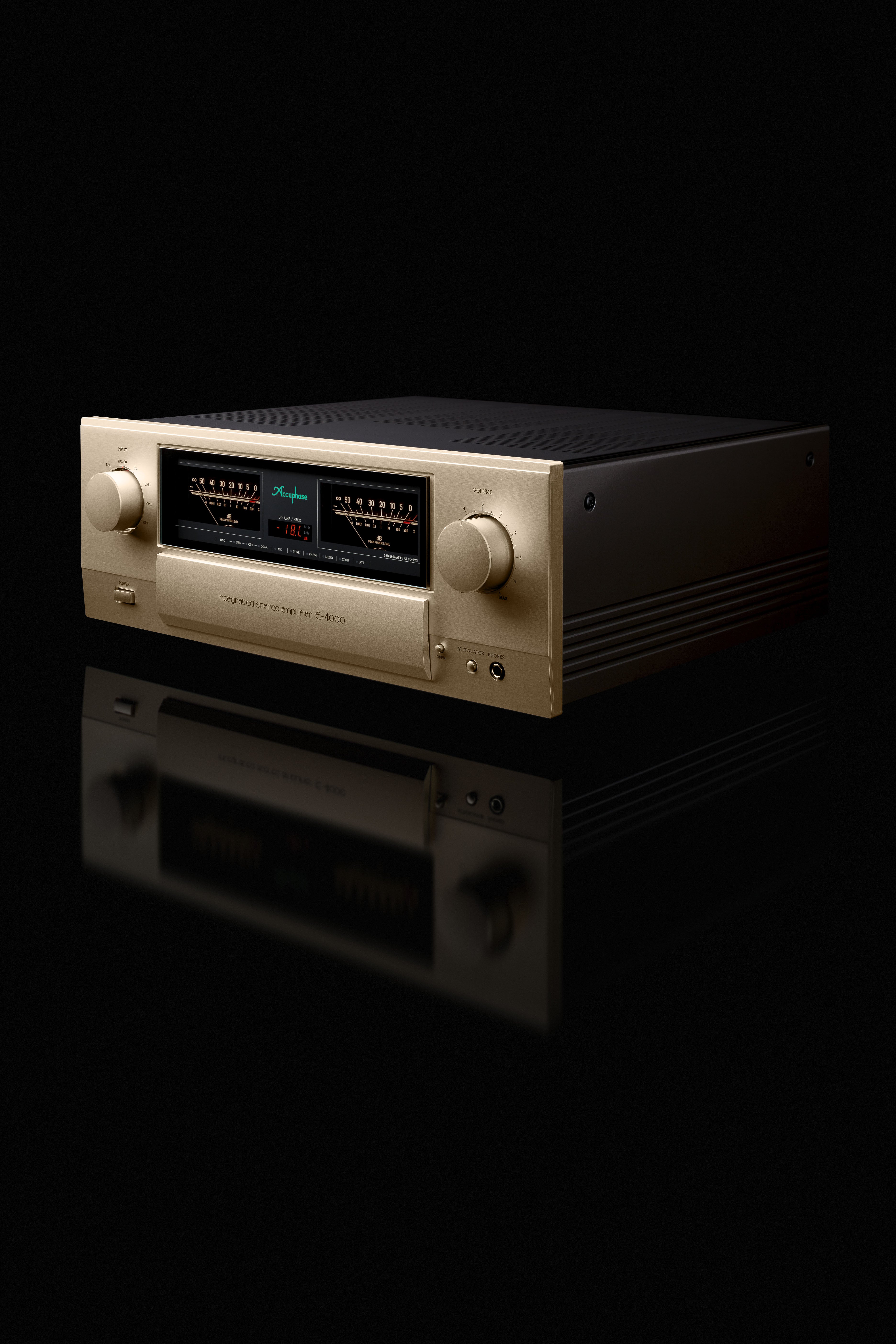 Accuphase E-4000 Class AB Integrated Stereo Amplifier - High-End Audio System for Home Theater & Music Listening