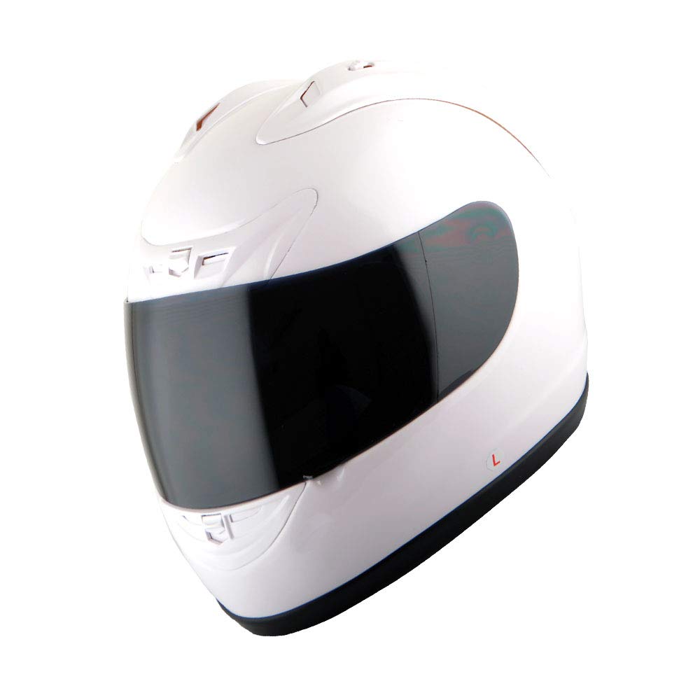 1Storm JH901 Motorcycle Full Face Helmet with Extra Clear Shield - Matte Black - DOT Certified for Safety - Perfect for Street Biking, Racing & Urban Commuting