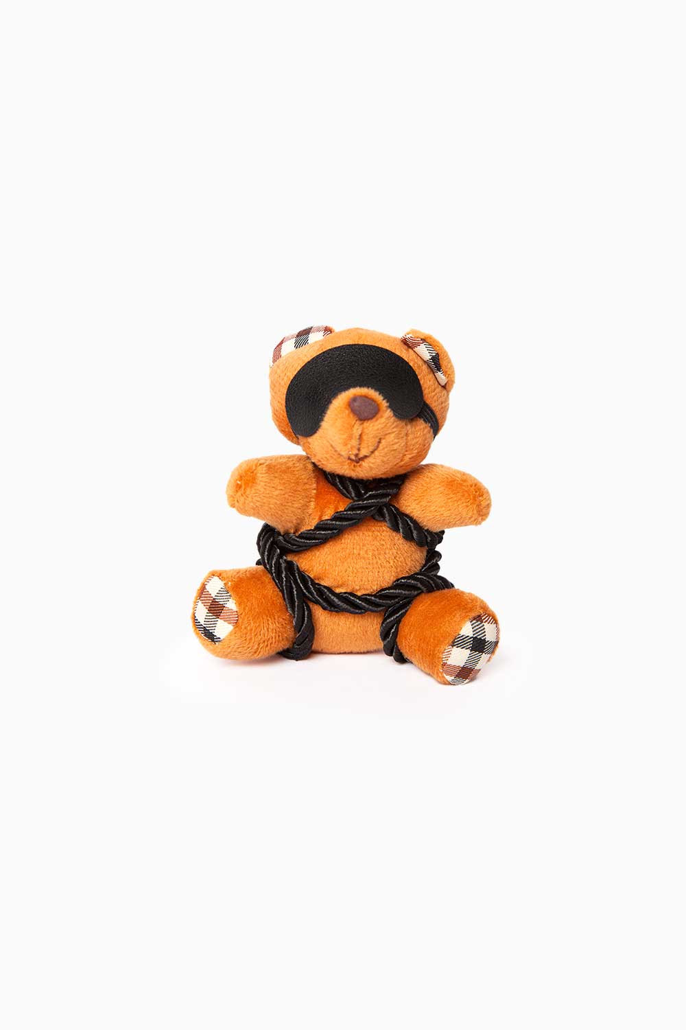 OSITO SHIBARI Plush Keychain - Cute Teddy Bear Keyring for Backpacks, Bags & Gifts - Soft Stuffed Animal Key Holder for Kids & Adults (Perfect for Everyday Use, Travel & School Accessories)
