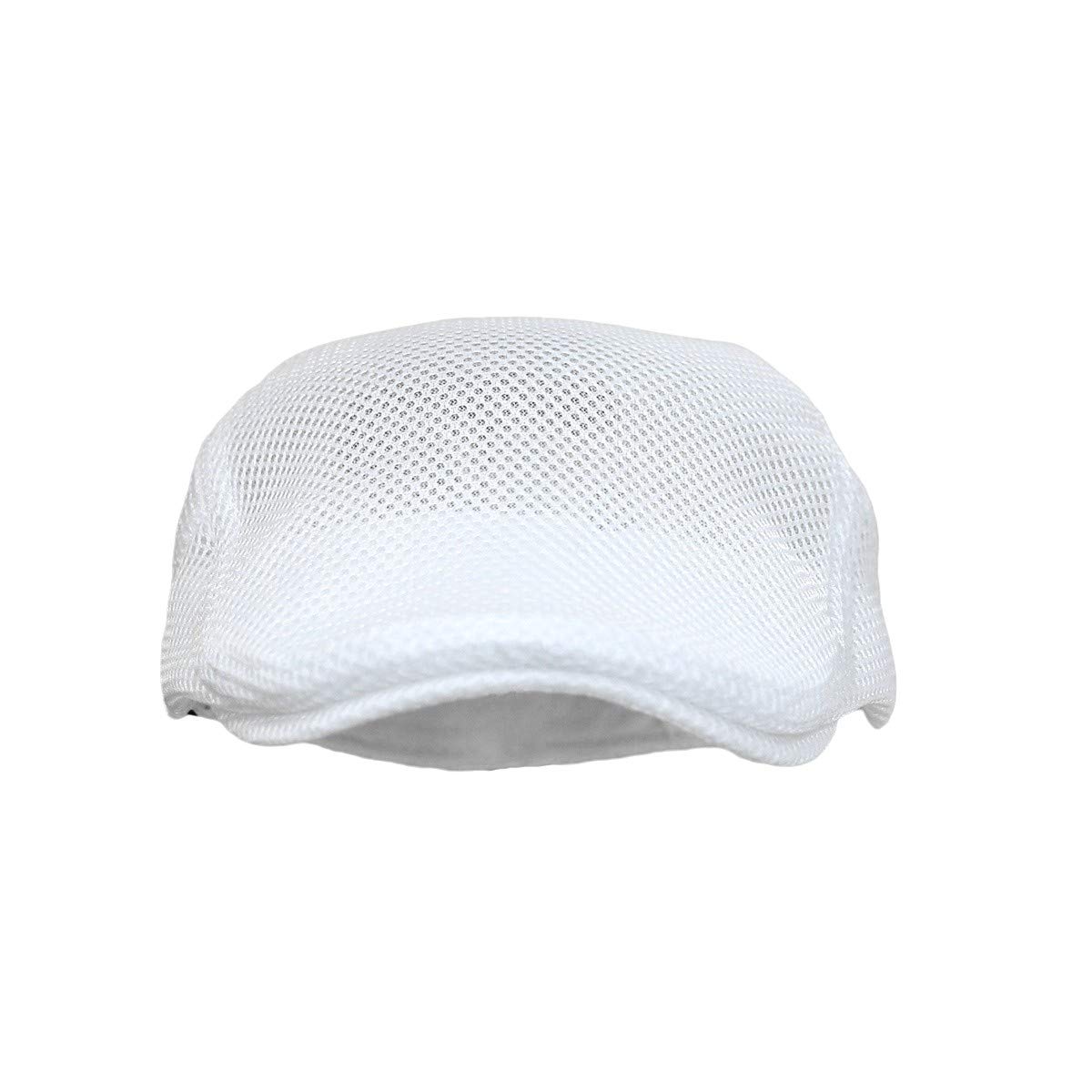 WITHMOONS Ivy Cap Summer Mesh Newsboy Irish Golf Hats for Men & Women - Breathable UV Protection Outdoor Sun Hat for Golf, Tennis, Hiking, Travel & Casual Wear (TZ30046)