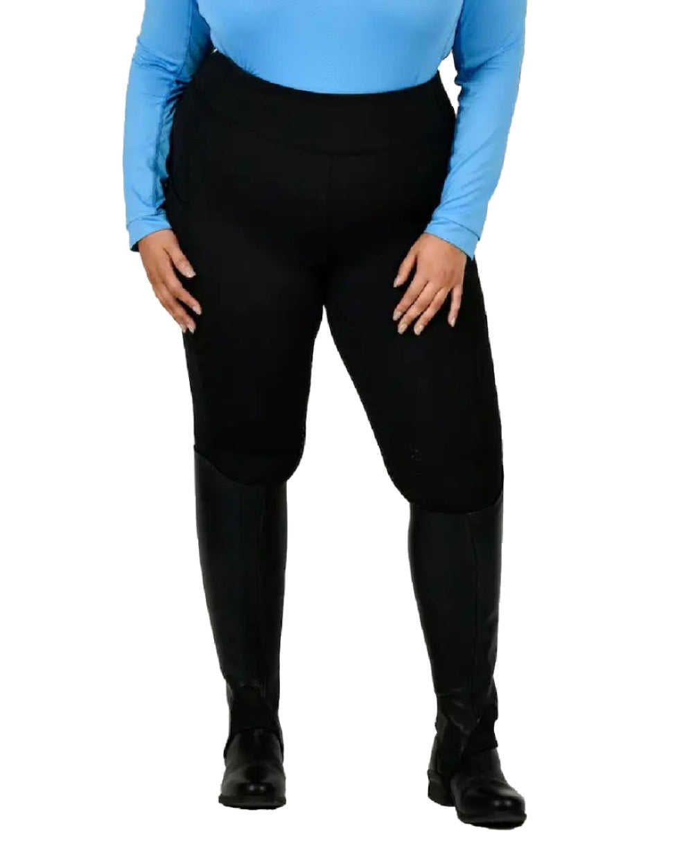 Dublin Curve Everyday Riding Tights - Comfortable Equestrian Leggings for Women - Perfect for Horseback Riding, Training & Stable Work