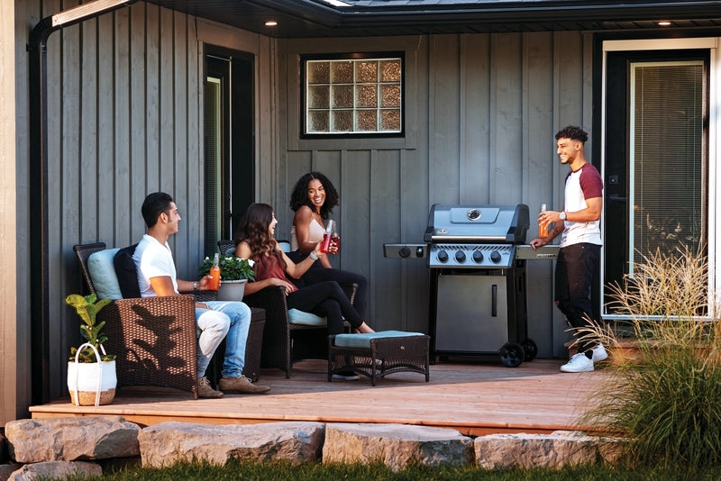 Napoleon Freestyle 425 4-Burner Propane Gas Grill with Side Burner | F425DSBPGT ECP | Perfect for Backyard BBQs, Patio Cooking & Outdoor Entertaining