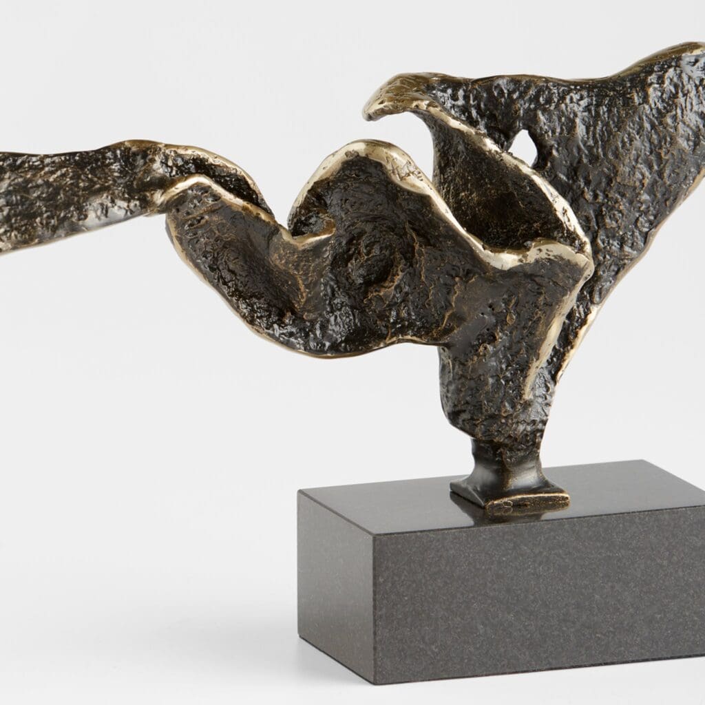 Cyan Design 11439 Squall Sculpture - Bronze & Black Finish - Modern Home Decor for Living Room, Office, or Gift