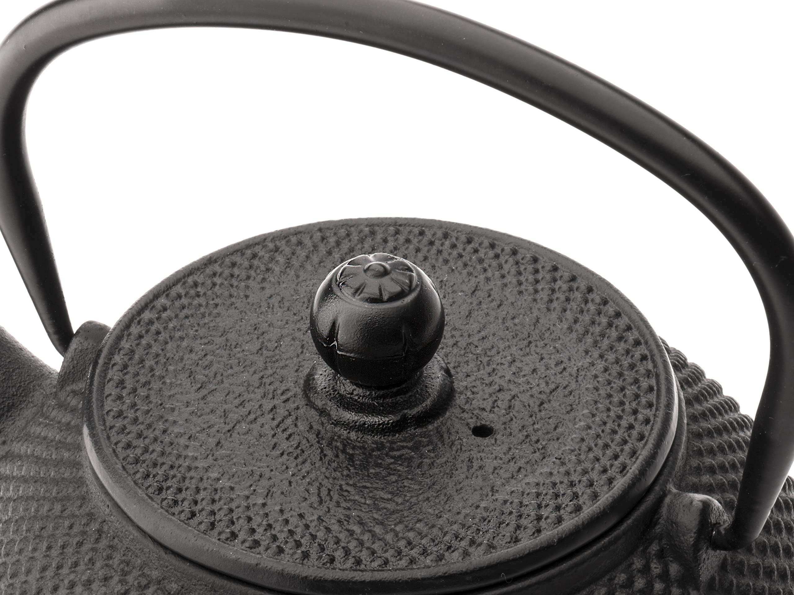 Premium Black Cast Iron Teapot - 0.8L (27oz) Japanese Style Teapot with Infuser | Perfect for Loose Leaf Tea, Home Brewing & Tea Ceremonies