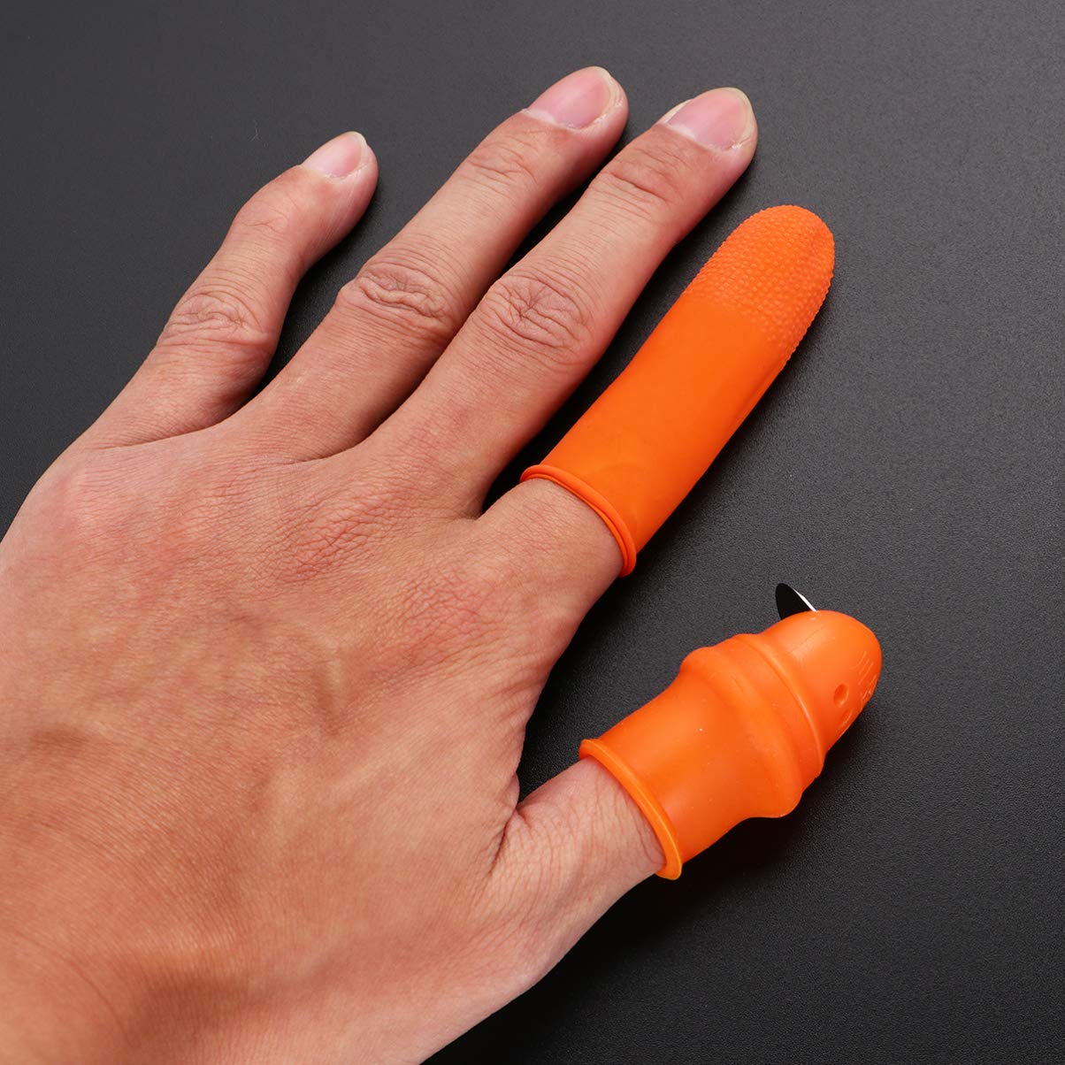 Premium Silicone Thumb Separator for Gardening - Ergonomic Finger Plucking Tool for Harvesting Vegetables, Fruits & Plants | Ideal for Home Gardeners, Farmers & Organic Harvesting
