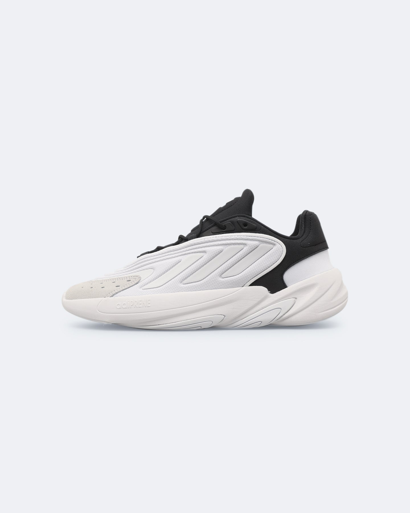 Adidas Ozelia Shoes for Men - White/Core Black Running Sneakers | Lightweight & Comfortable for Gym, Workout & Daily Wear