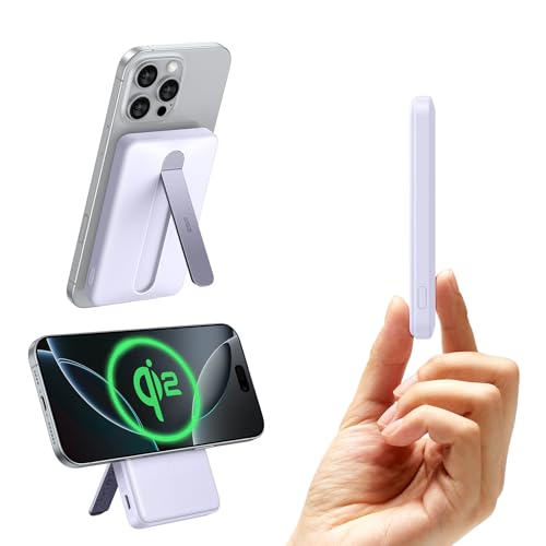 Qi2 5000mAh with Kickstand-Lavender