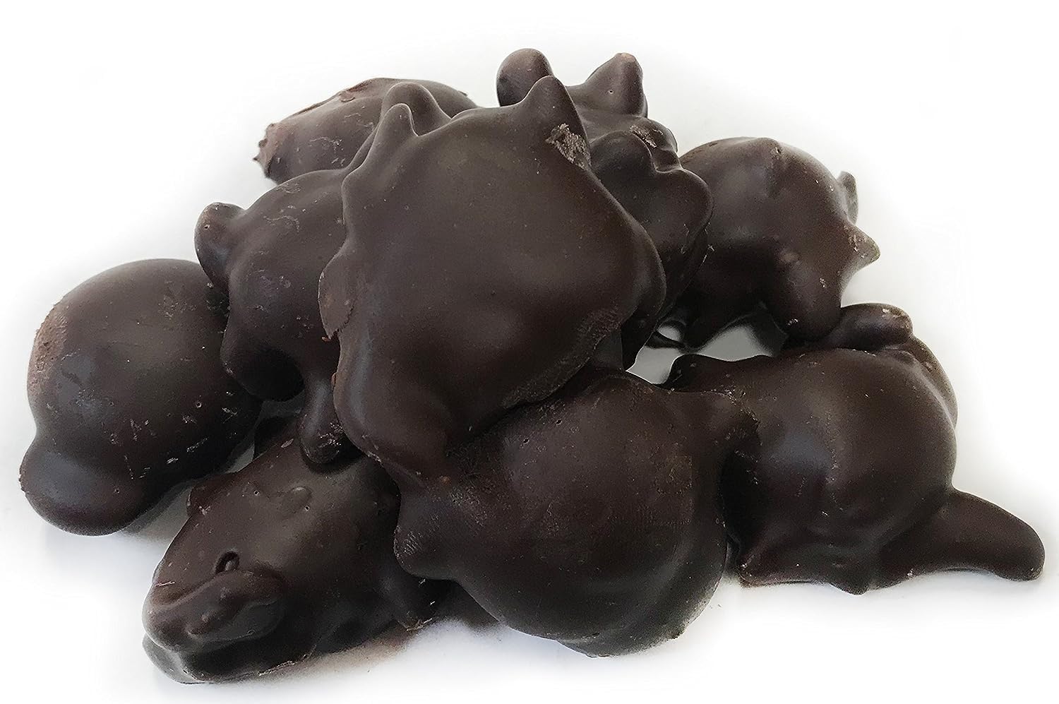 Premium Dark Chocolate Covered Macadamia Nut Caramel Clusters - Gourmet Hawaiian Treat - 1 lb Bulk Bag - Perfect for Gifts, Parties & Dessert Platters