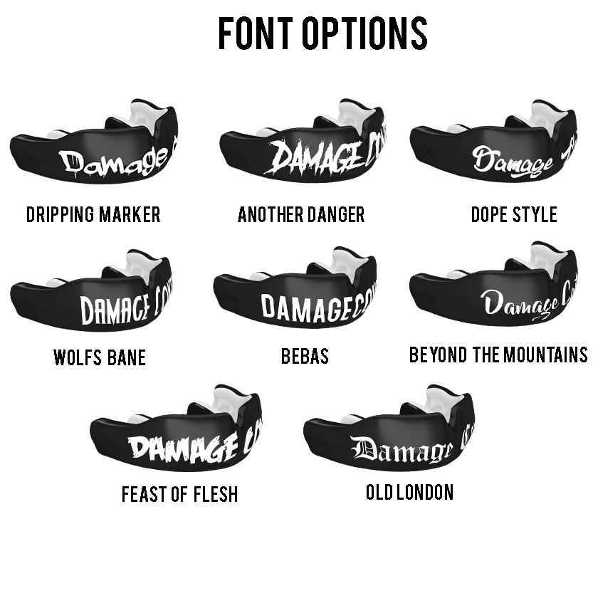 Custom Mouthguard with Text - Personalized Sports Mouth Guard for Boxing, MMA & Football - Perfect for Athletes & Fitness Enthusiasts