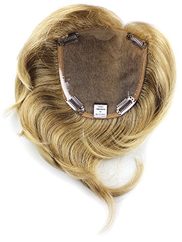Amore Wigs Medium Mono Top Piece #751 Ginger Brown - Natural Looking Hair Topper for Thinning Hair | Perfect for Daily Wear & Special Occasions
