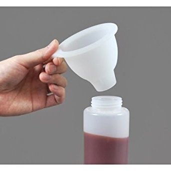 FIFO 7210-480 Silicone Funnel for FIFO Squeeze Bottles - Durable Kitchen Tool for Precise Liquid Pouring, Ideal for Cooking, Baking, and DIY Projects