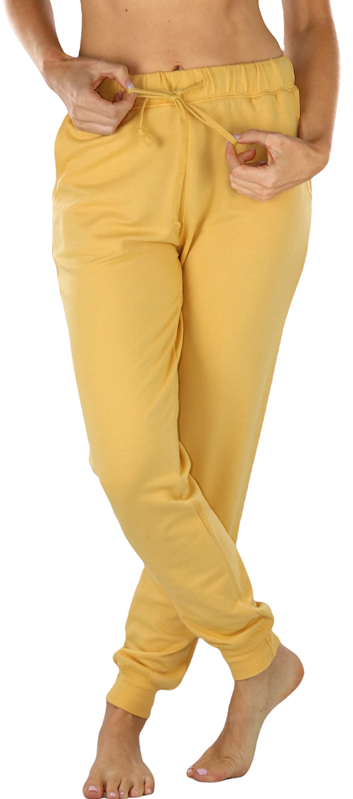 ToBeInStyle Women's Relaxing Drawstring Waist Soft Cozy Cotton Blend Sweatpants | Lounge Pants for Yoga, Running & Home Comfort