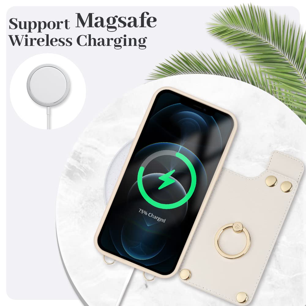 Premium Leather Magsafe Wallet Case for iPhone 12 Pro Max (6.7