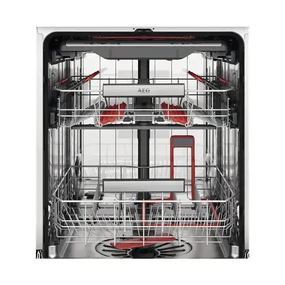 AEG 60cm Fully Integrated Dishwasher FSE73800RO/C - Energy Efficient, Quiet Operation - Perfect for Small Kitchens & Apartments