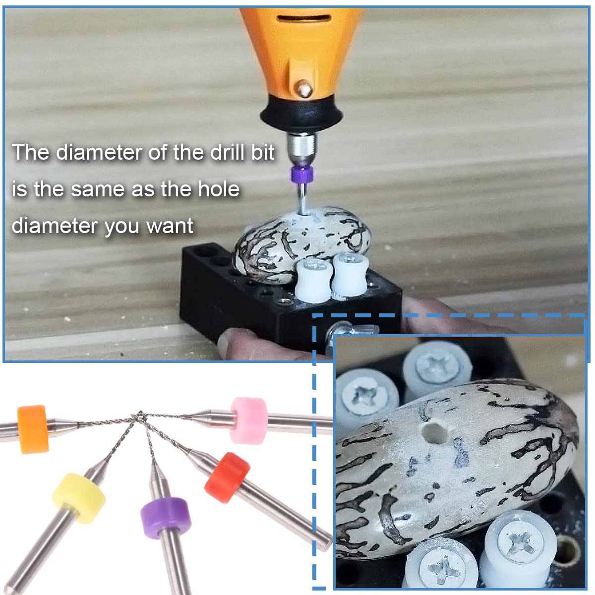 0.1-1.0mm Mini Micro Carbide PCB Drill Bits Set - 40 PCS Spiral Flute Rotary Engraving Tools for Circuit Boards, Jewelry Making & CNC Projects | Precision Drilling for DIY Electronics & Crafting