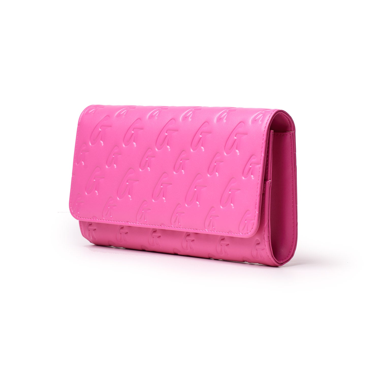Luxury Monogram Travel Wallet in Hot Pink - RFID Blocking Credit Card Holder for Women - Perfect for Airplane, Vacation & Business Trips