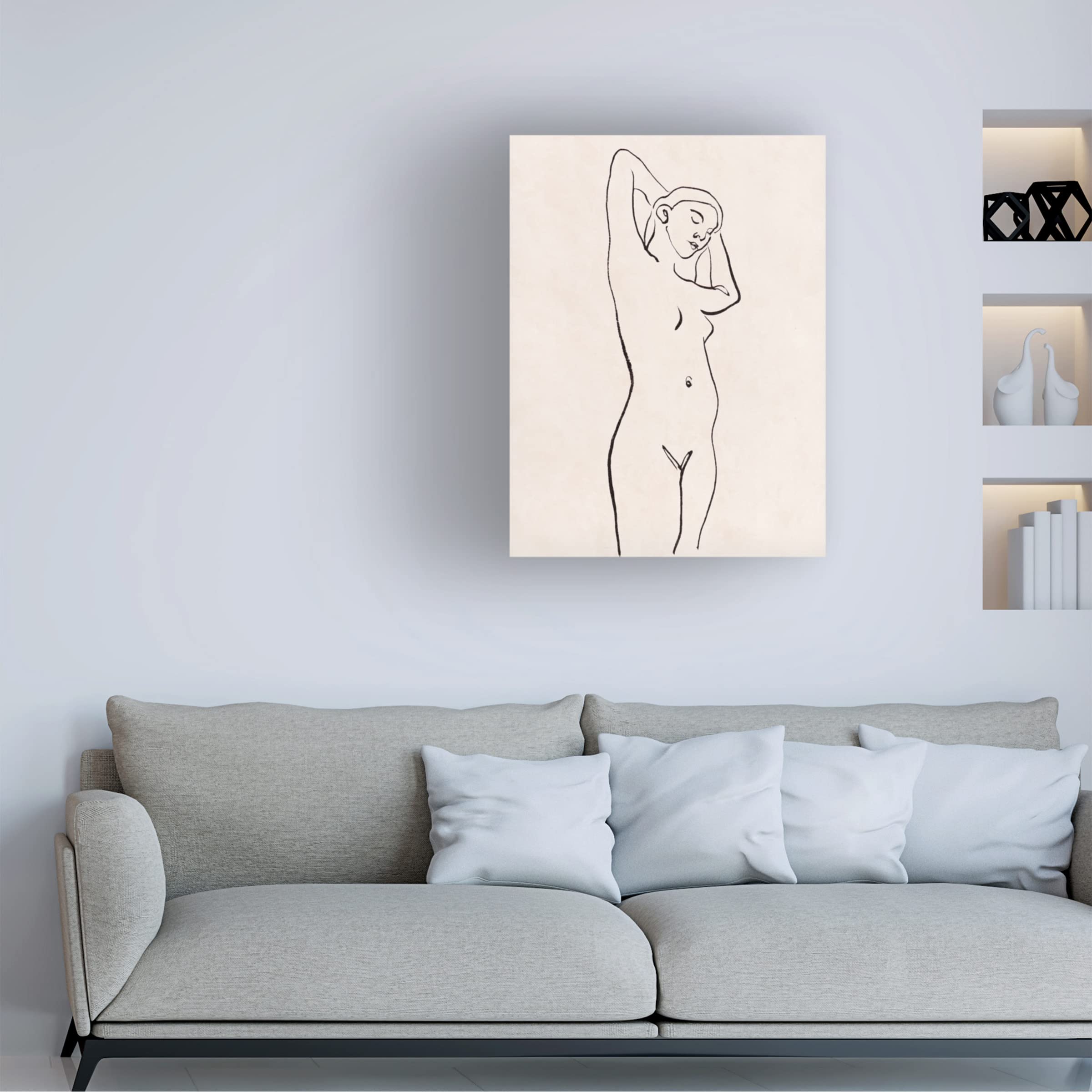 Trademark Fine Art 'Quiet Mind IV' Canvas Wall Art Print by Melissa Wang - Perfect for Living Room, Bedroom & Office Decor