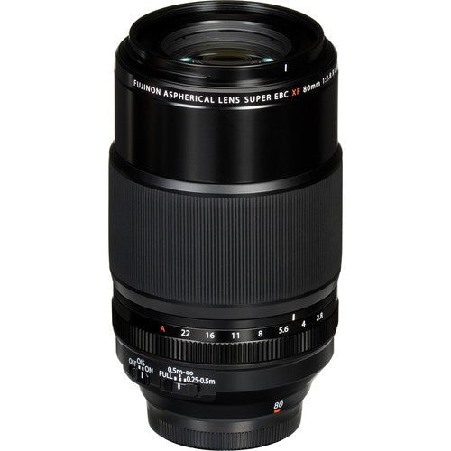 FUJIFILM XF 80mm f/2.8 R LM OIS WR Macro Lens - Professional Macro Photography Lens for Fujifilm X-Mount Cameras | Perfect for Product, Jewelry & Nature Close-Up Shots