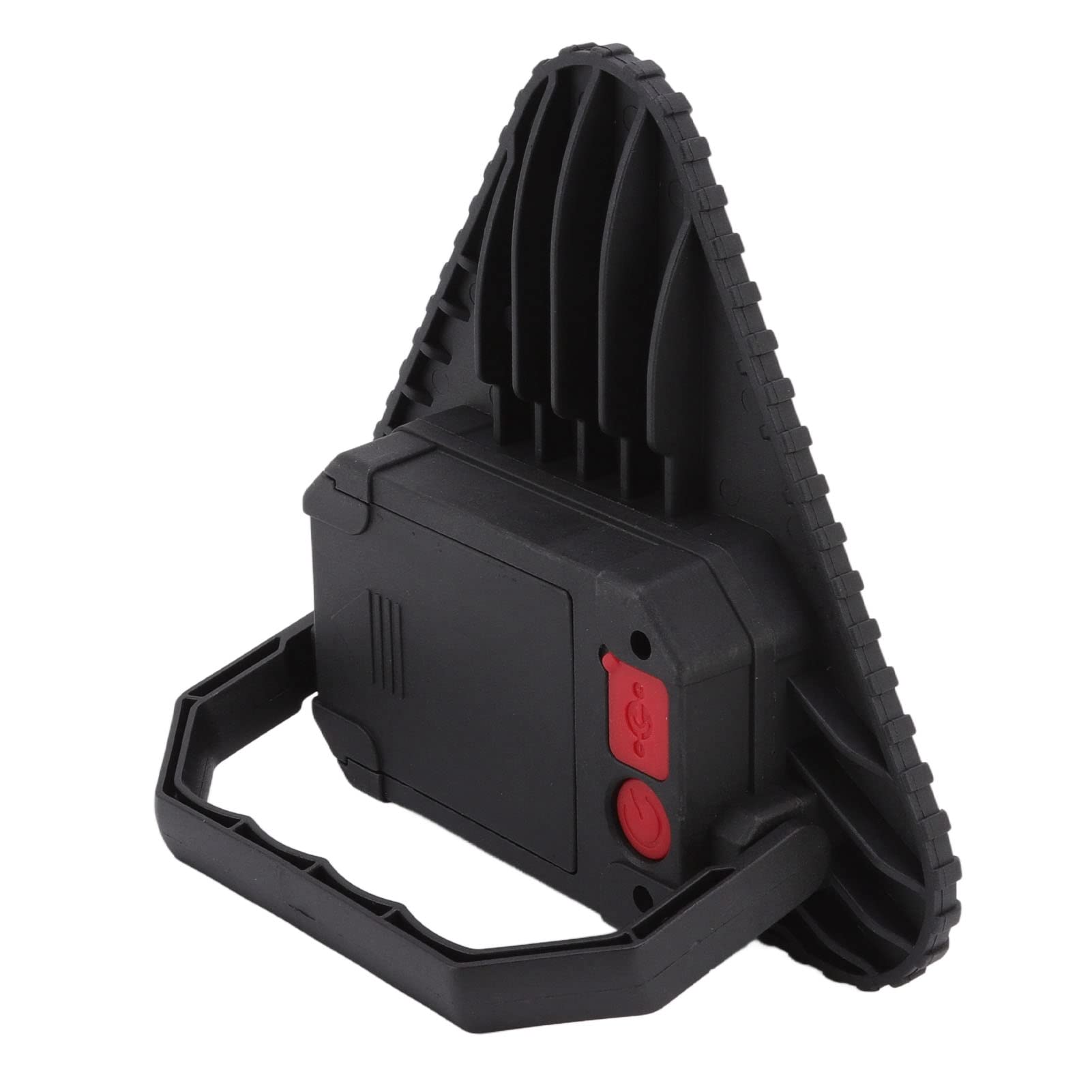 Haofy COB LED Work Light with USB Charging - Multifunctional Red Floodlight for Car Repair, Emergency Warning & Roadside Assistance - Durable Triangle Light for Mechanics, Truck Drivers & Emergency Kits