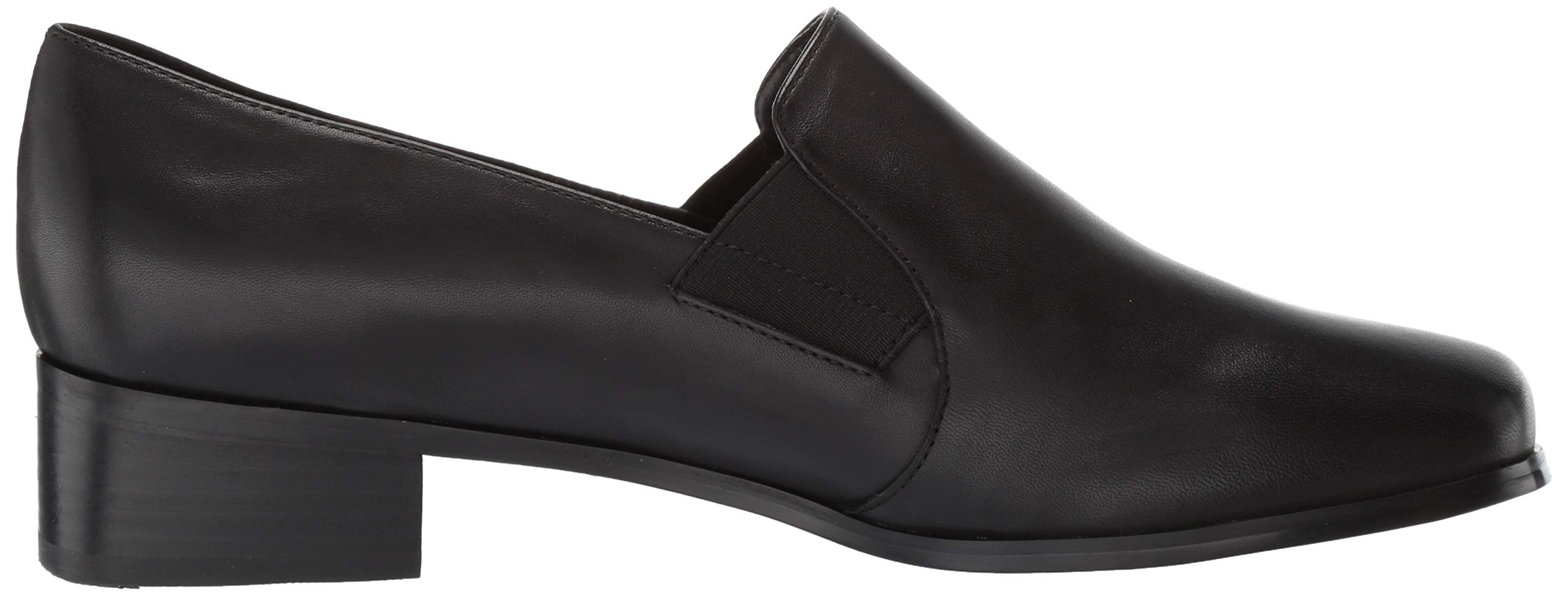 Trotters Women's Ash Loafer Shoes - Black Kid Leather Size 7.5 Narrow - Comfortable Office & Casual Slip-Ons for Work & Everyday Wear