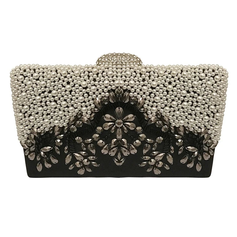 Gatsby Pearl Bridal Clutch Bag for Wedding - Elegant Beaded Evening Purse for Bride, Bridesmaid & Prom (Style 1679/1680/1681) | Perfect for Weddings, Formal Events & Special Occasions