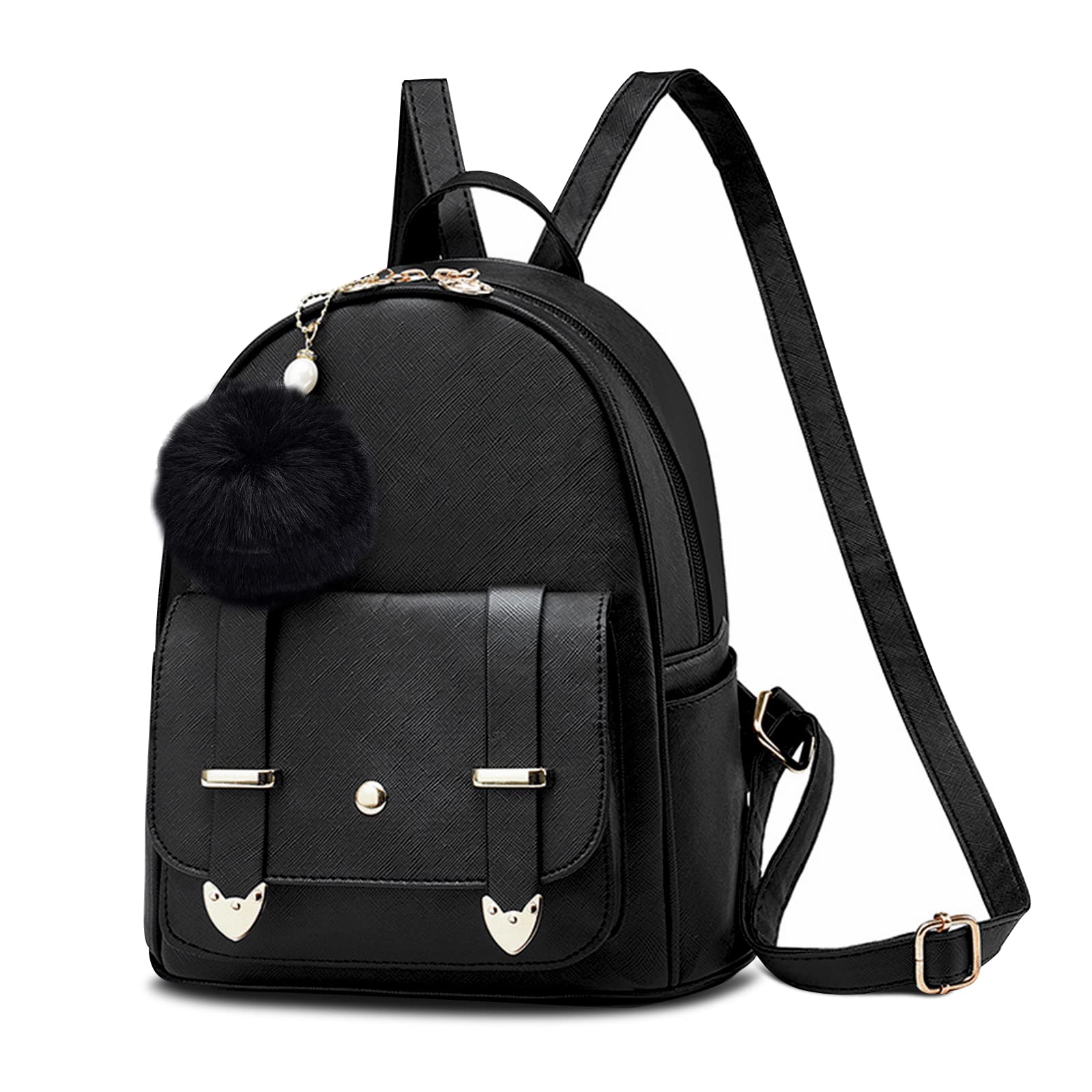 Cute Mini Backpack Purse for Girls - Fashion PU Leather School Bag & Casual Backpack for Teens & Women - Perfect for School, Travel, Shopping & Daily Use