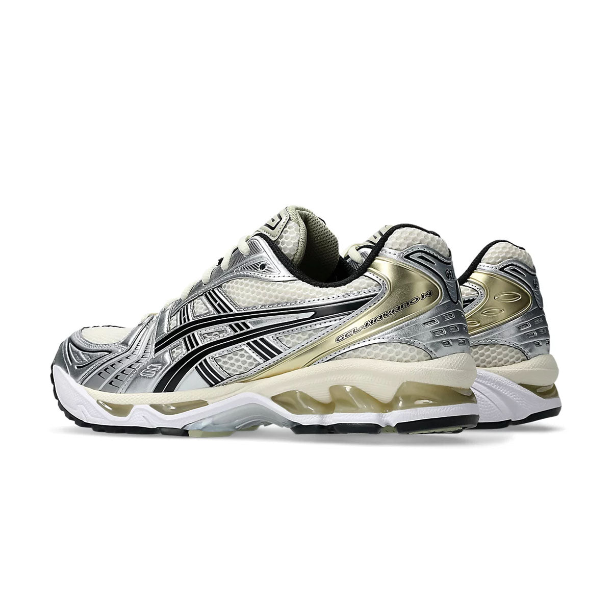 ASICS GEL Kayano 14 Running Shoes for Men - 'Birch Pure Silver' | Premium Cushioned Support for Long Distance Running & Gym Workouts