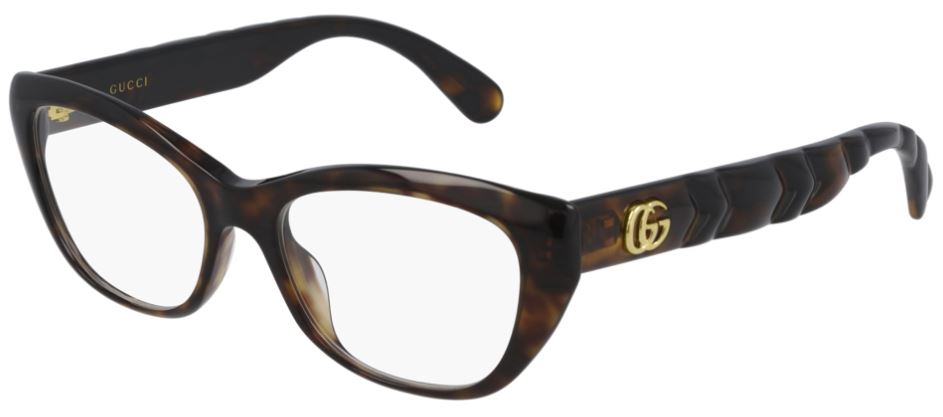 Gucci GG0813O Havana Acetate Eyeglasses - Italian Made Luxury Sunglasses for Women & Men | Perfect for Fashion, Travel & Everyday Wear