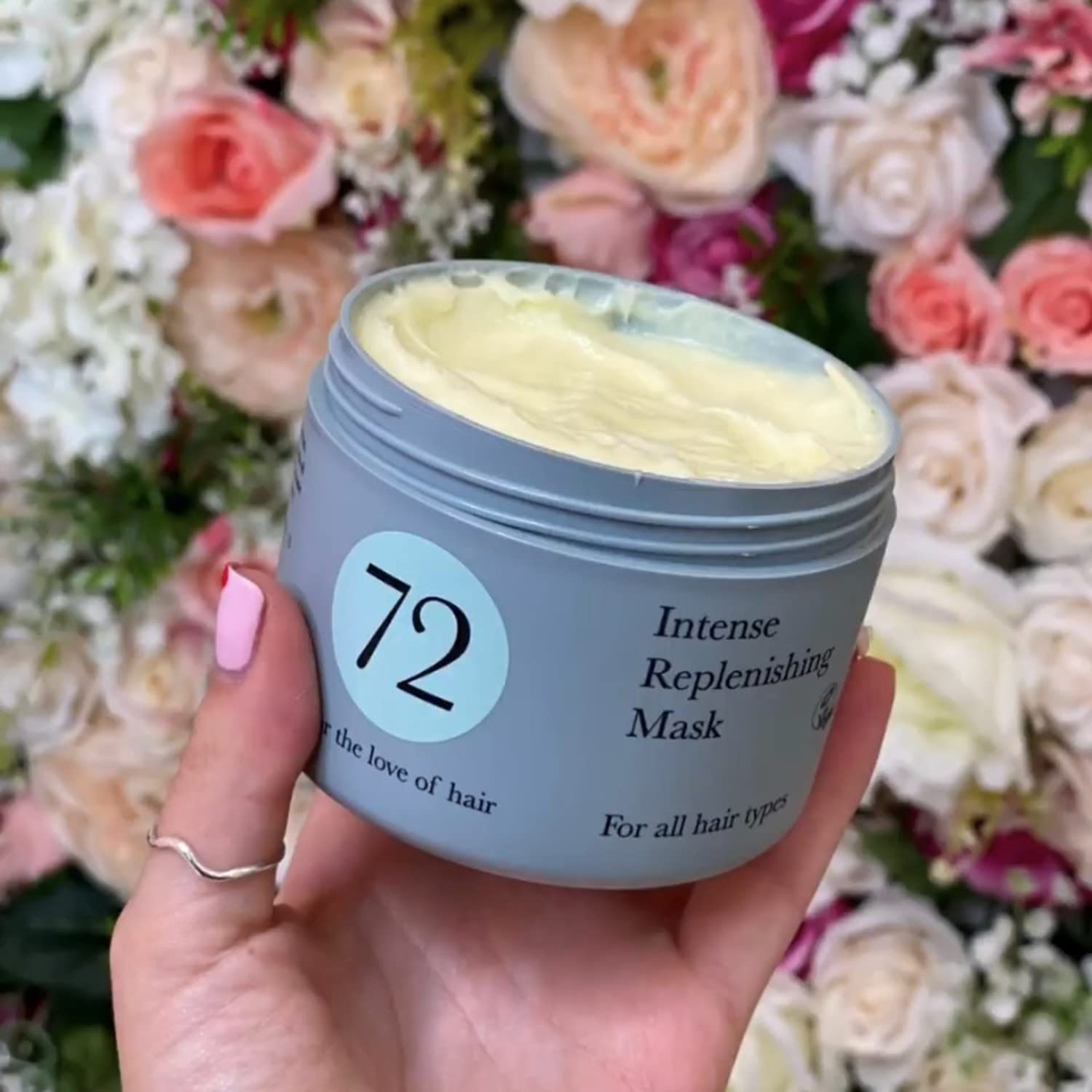 72 Hair Intense Replenishing Hair Mask Treatment - Deep Conditioning for Damaged, Dry & Frizzy Hair - Salon Quality Hair Care at Home - Perfect for Post-Color Treatment & Daily Nourishment