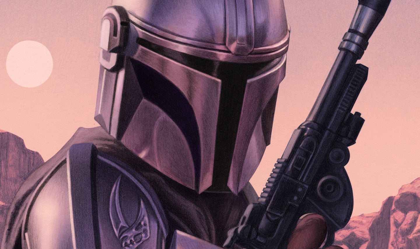 The Mandalorian Timed Edition Print - Limited Edition Star Wars Wall Art for Home & Office Decor | Perfect for Fans, Collectors & Gift Giving