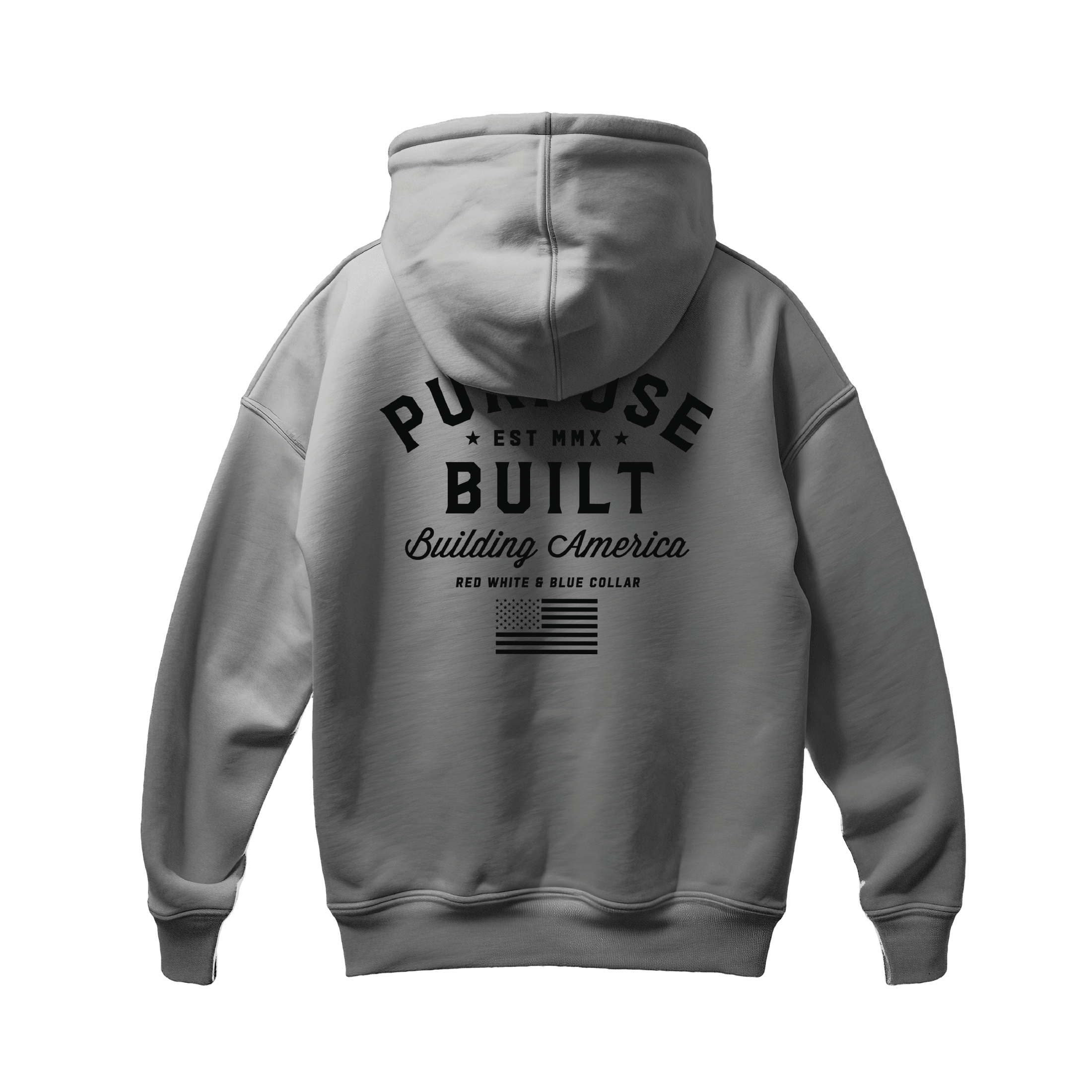 Youth Freedom Hoodie - Soft & Stylish Pullover Sweatshirt for Teens & Young Adults | Heathered Grey | Perfect for Casual Wear, School & Outdoor Activities
