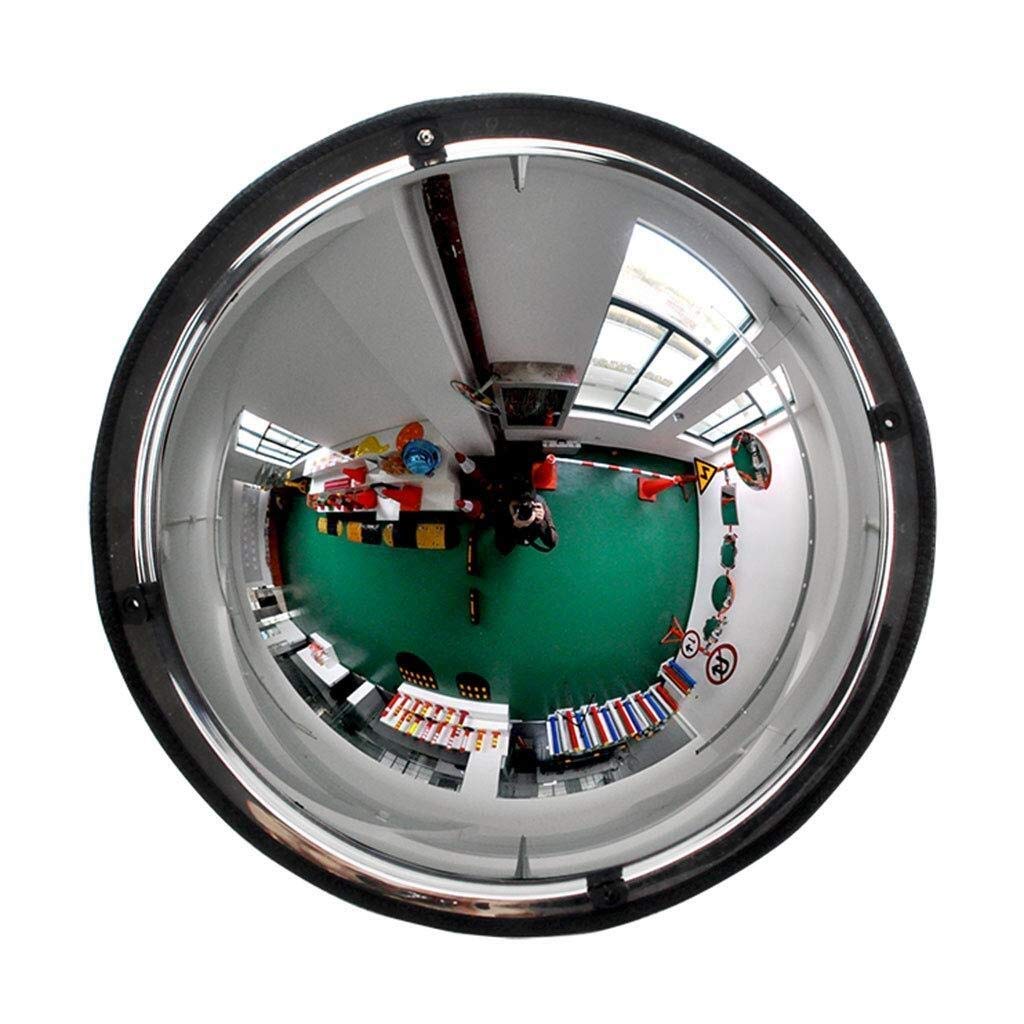 FXLYMR Convex Mirror - 360° Panoramic Dome Safety Mirror for Shops, Offices & Factories | Anti-Shoplifting & Outdoor Traffic Visibility | Durable Acrylic Construction for Indoor/Outdoor Use