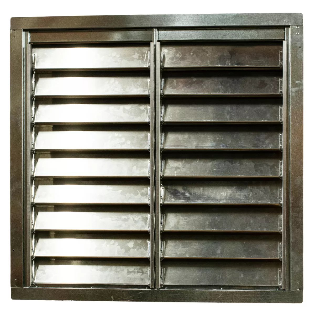 Premium Cumberland Aluminum Shutters for Mega Flow Fans - Durable Ventilation Solution for Greenhouses, Barns & Industrial Facilities