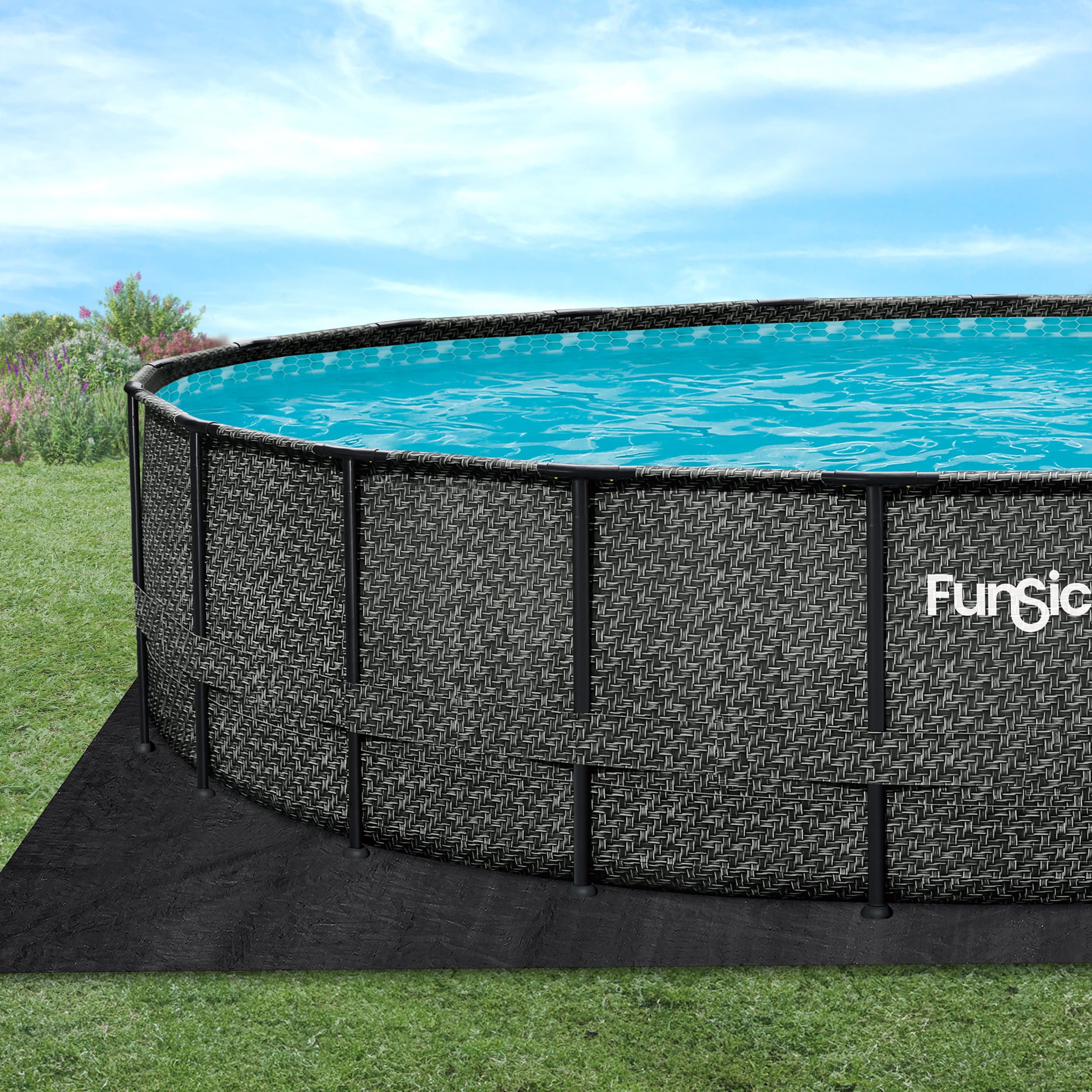 Funsicle 22.8 ft Waterproof Picnic Blanket - Extra Large Outdoor Ground Cover for Beach, Camping, Park & Backyard - Sandproof & Durable for Picnics, Concerts, Festivals