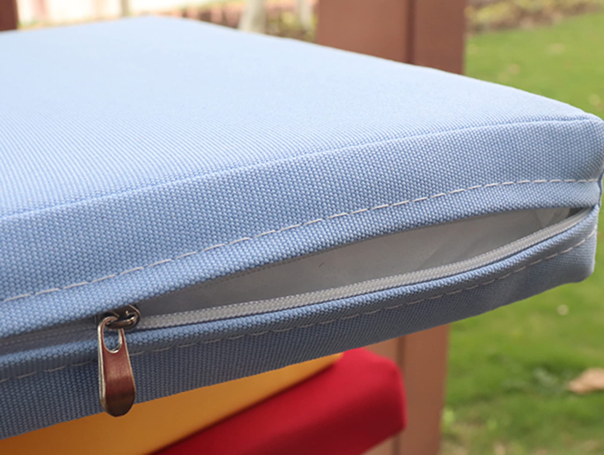 Waterproof Outdoor Bench Cushion 5cm Thick - Garden Patio Furniture Seat Pad for 2-3 Person Swing Chair - Indoor/Use for Backyard, Deck, Poolside & Porch Comfort