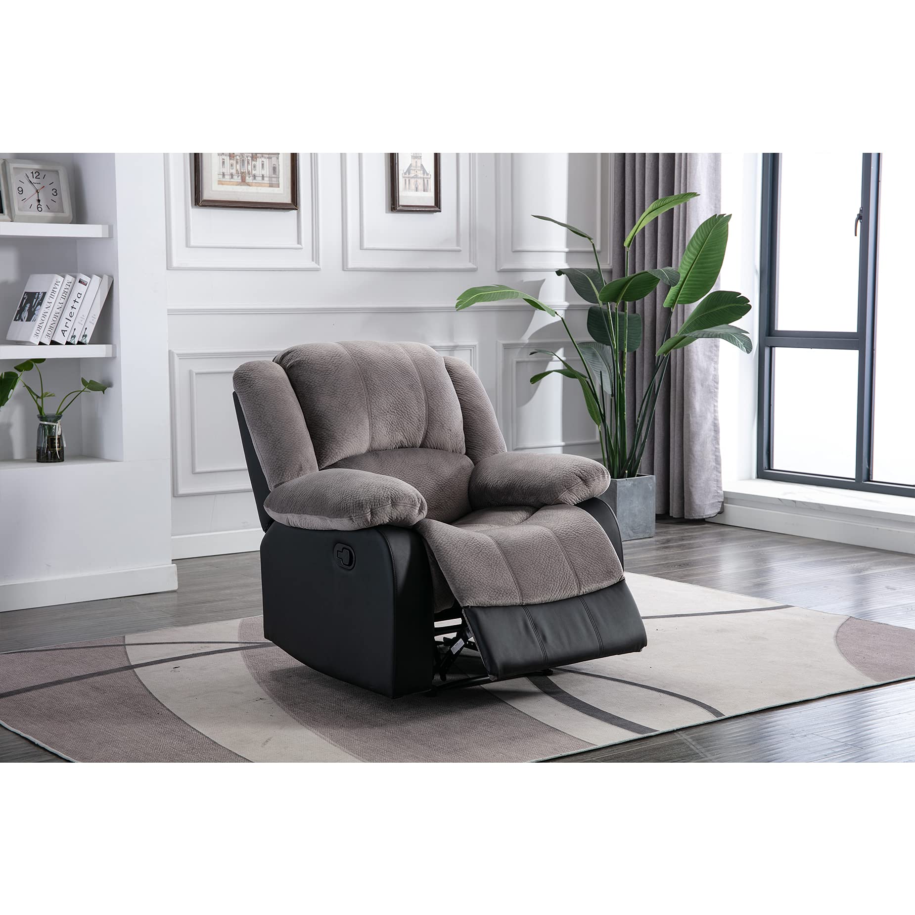 Nathaniel Home Aiden Gray Love Seat - Modern 2-Seater Sofa for Small Spaces, Living Room, Apartment & Cozy Home Decor