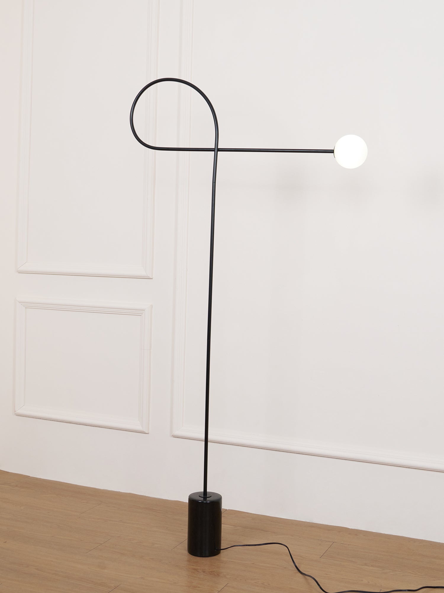 Arcane Orb Floor Lamp - Modern LED Standing Light with Adjustable Brightness for Living Room, Bedroom, or Office Decor