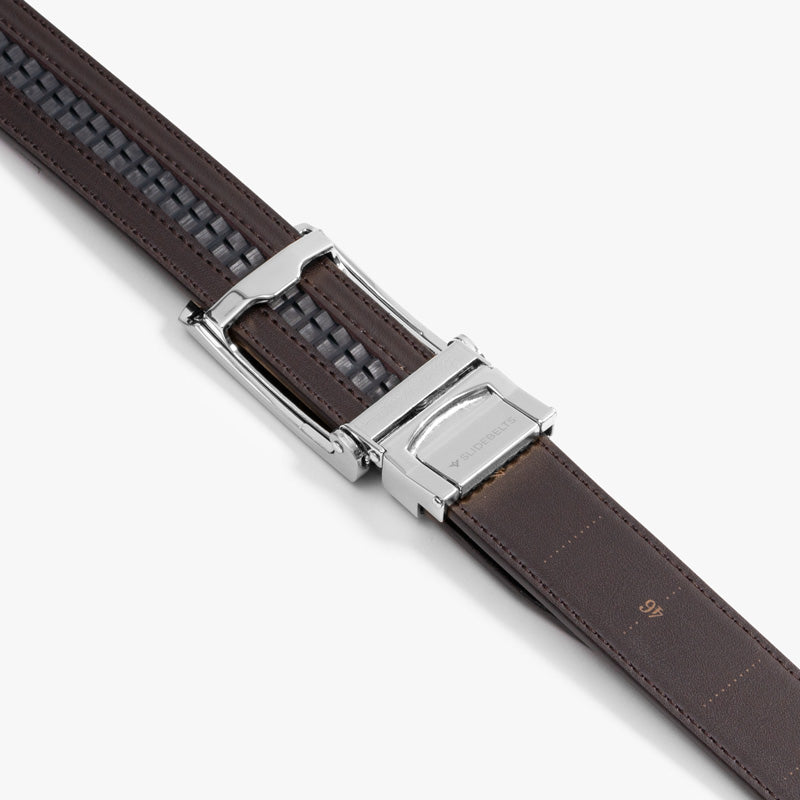 Genuine Leather Mocha Brown Belt for Men - Stylish & Durable Fashion Accessory for Casual, Business & Formal Outfits