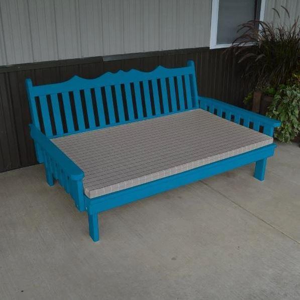 Royal English Daybed in Yellow Pine by A&L Furniture – Elegant Sofa Bed for Living Room, Guest Room & Home Office