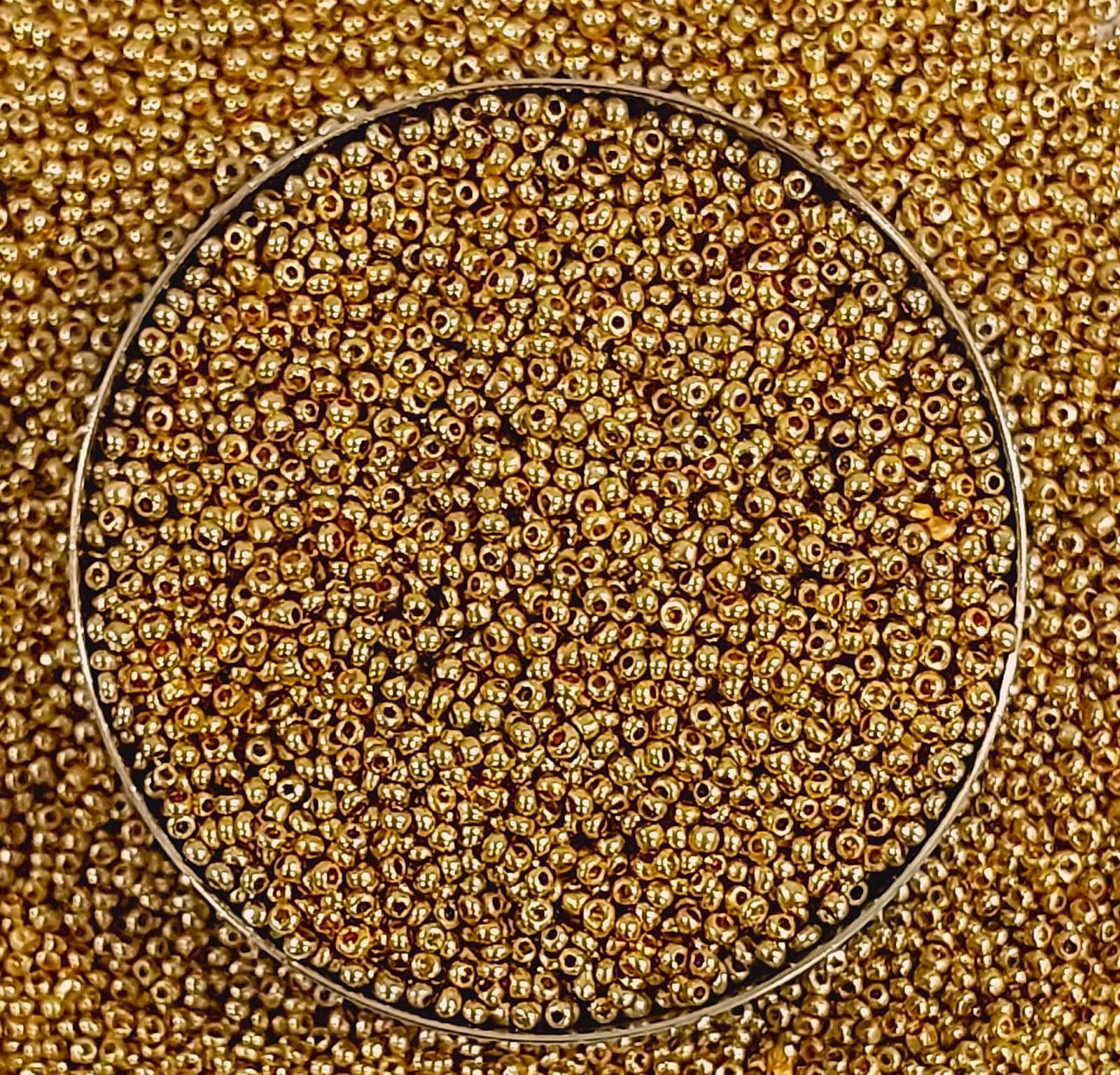 Bharat Sugar Beads Seed Beads for Embroidery, Aari Work, Jewelry Making & Handcrafts - 100 Grams - Perfect for DIY Fashion Accessories, Bridal Decor & Home Décor Projects