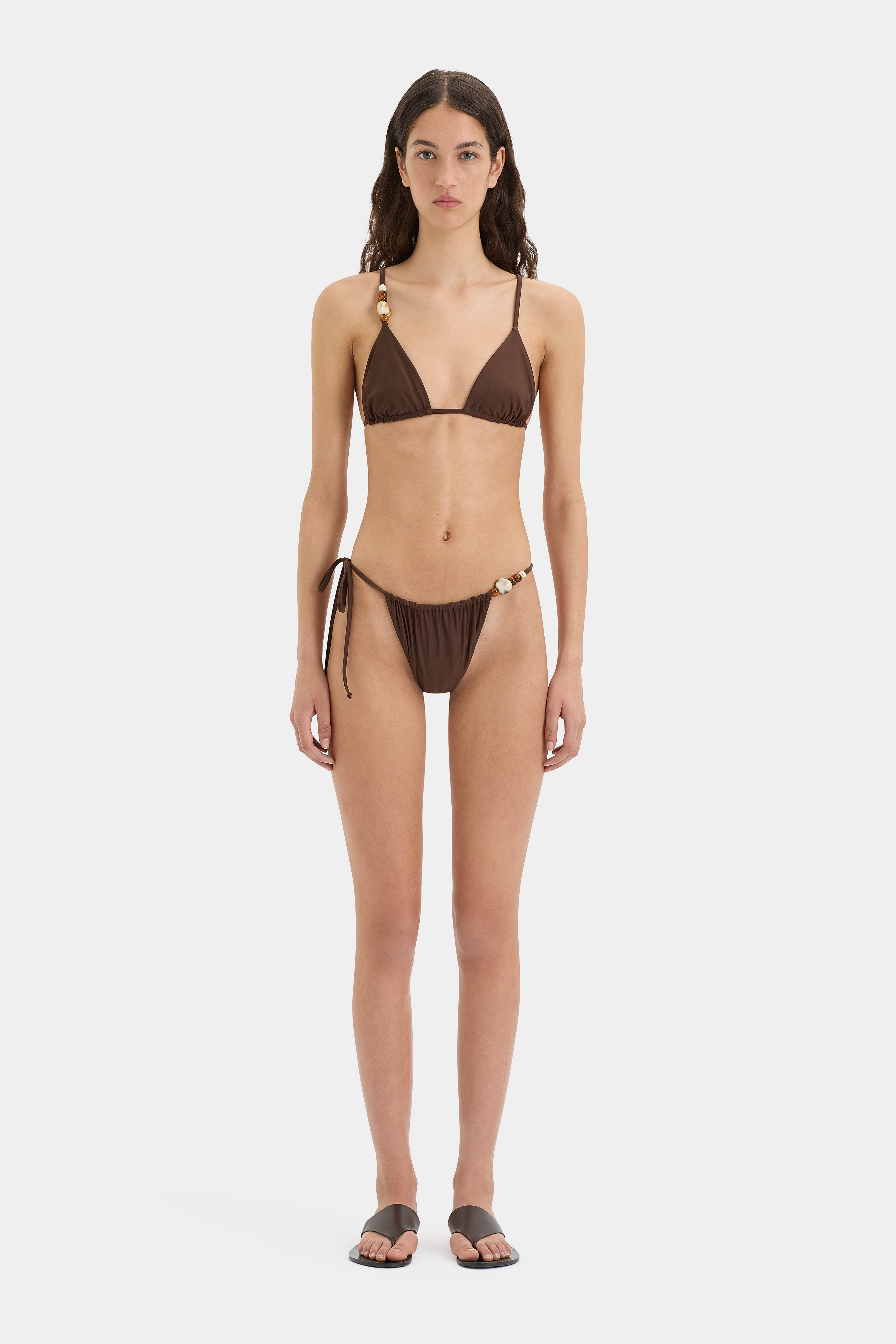 Jeanne Beaded String Brief - Elegant Lace Underwear for Women, Comfortable and Sexy Panties for Daily Wear or Special Occasions