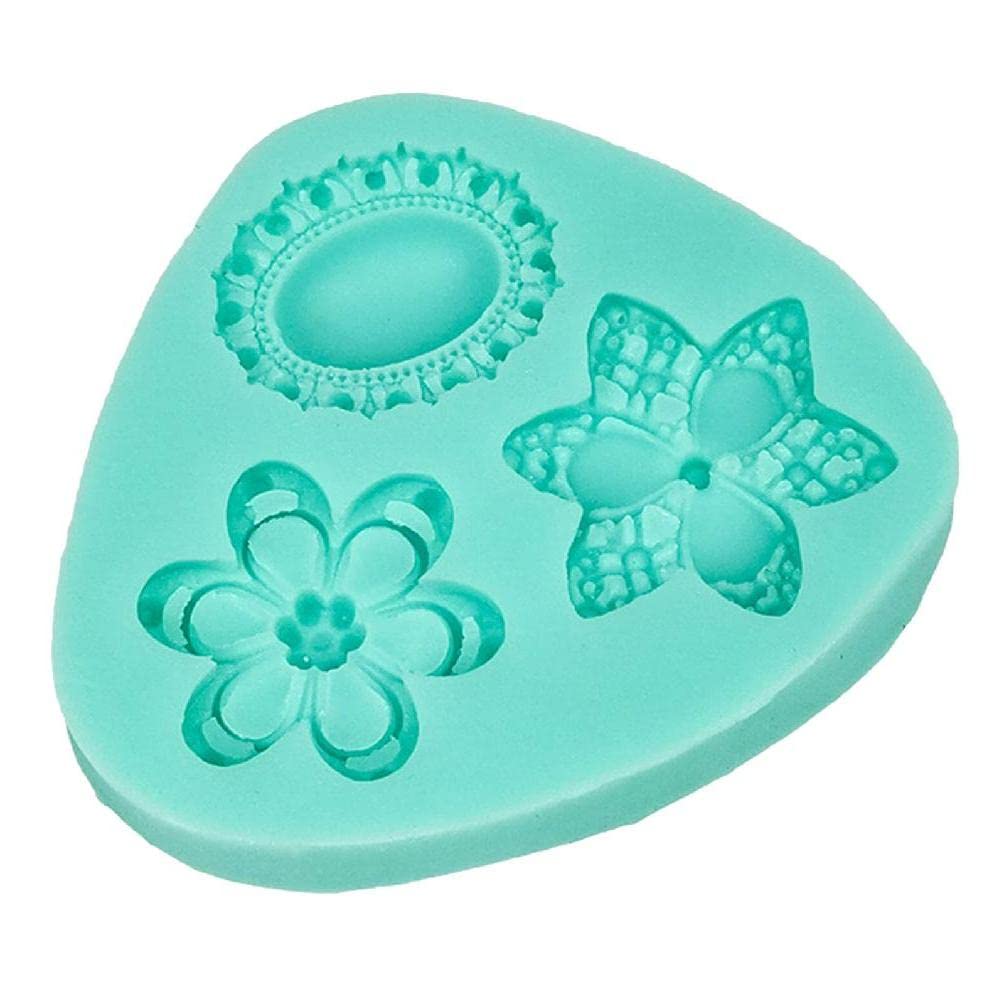 Premium Silicone Fondant Molds - Flower Shaped Reusable Baking Tools for Cake Decorating, Chocolate Making & DIY Desserts | Perfect for Birthday Cakes, Wedding Cupcakes, and Holiday Treats