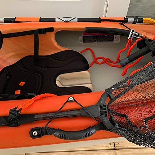 **MOPHOEXII 2 or 4 Pack Heavy Duty Kayak Carry Handles – Side Mount Replacement Handles with Plastic Buckle & Paddle Holders – Perfect for Kayaking, Canoeing, and Water Sports**
