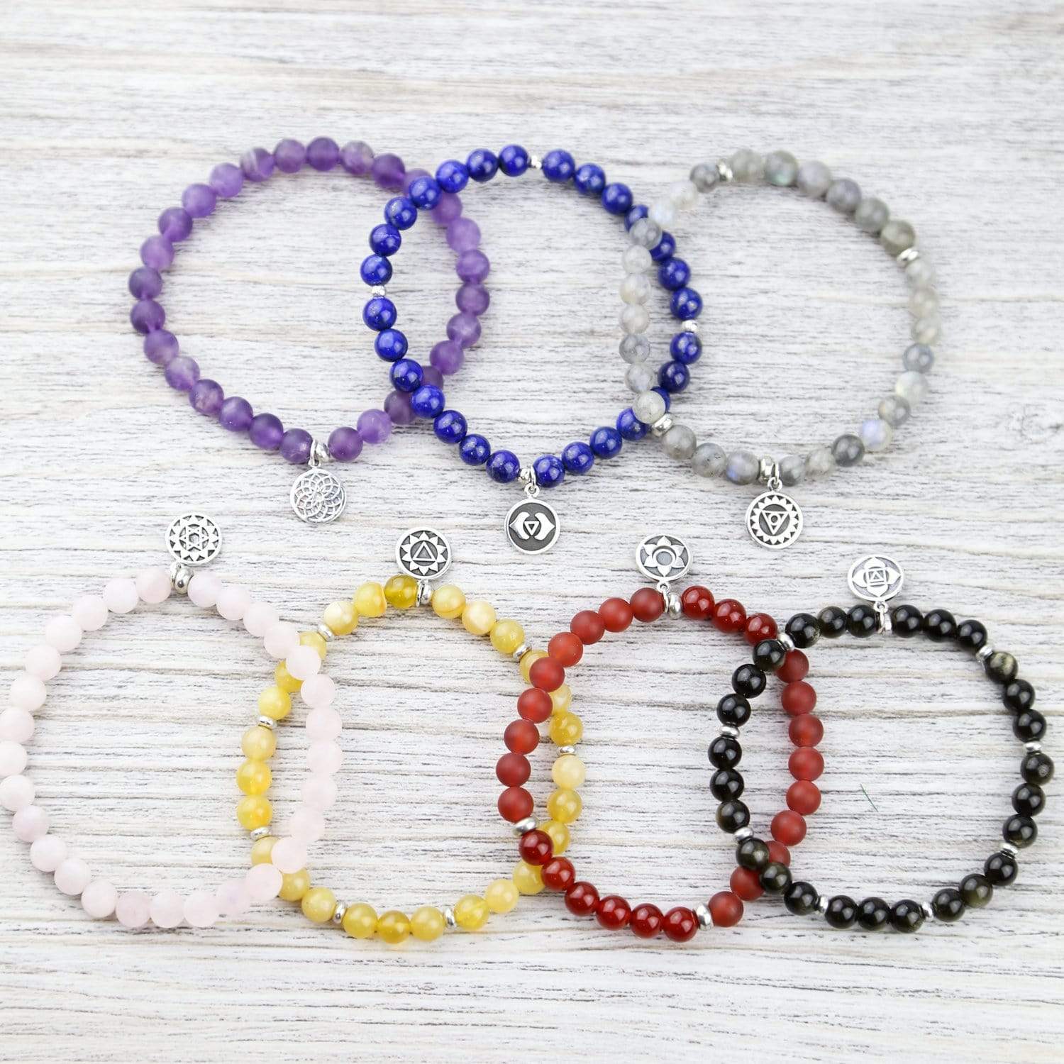 Healing Rose Quartz Bracelet for Heart Chakra - Natural Crystal Energy Jewelry for Love, Emotional Balance & Spiritual Growth - Perfect for Meditation, Yoga & Daily Wear