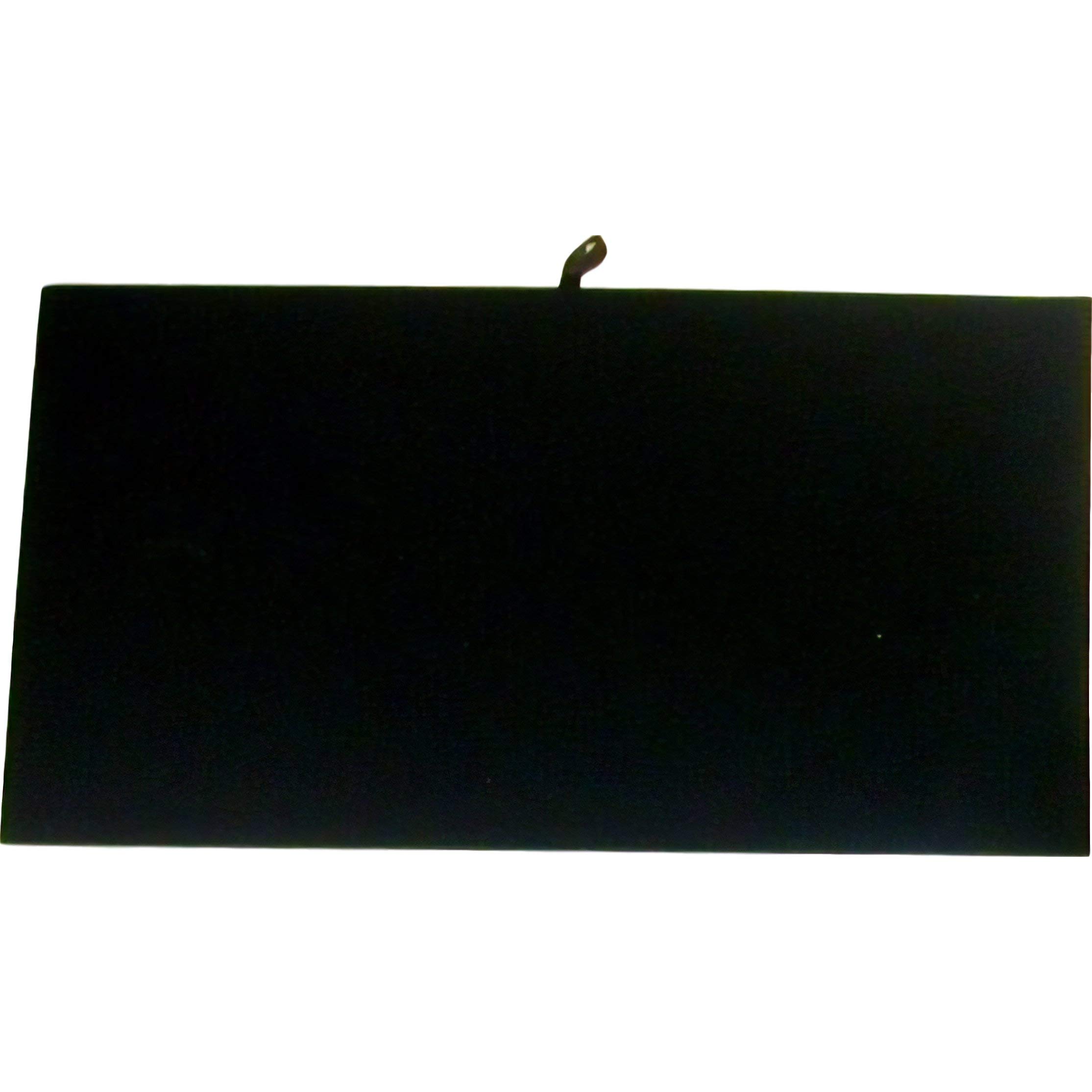 16-Slot Jewelry Pad Gemstone Display Tray & Carrying Case - Perfect for Jewelry Organizers, Gemstone Storage, and Travel Jewelry Cases (Black Velvet) - Ideal for Jewelry Shows, Home Display, and Safe Gem Transportation