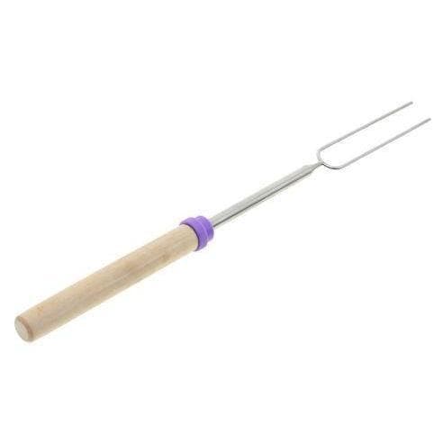 2-Piece Retractable BBQ Skewers Set - Stainless Steel Grilling Skewers for Shish Kabob, Meat, Vegetables | Perfect for Outdoor Camping, Backyard BBQ & Picnics