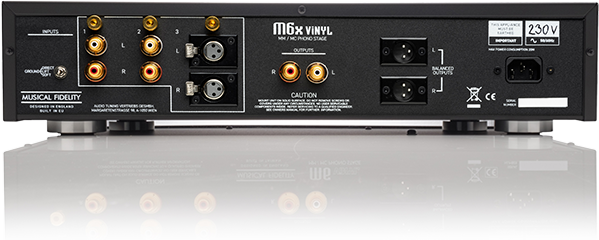 Musical Fidelity M6X High-End Vinyl Phono Preamplifier - Perfect for Audiophile Record Players & Turntable Setups