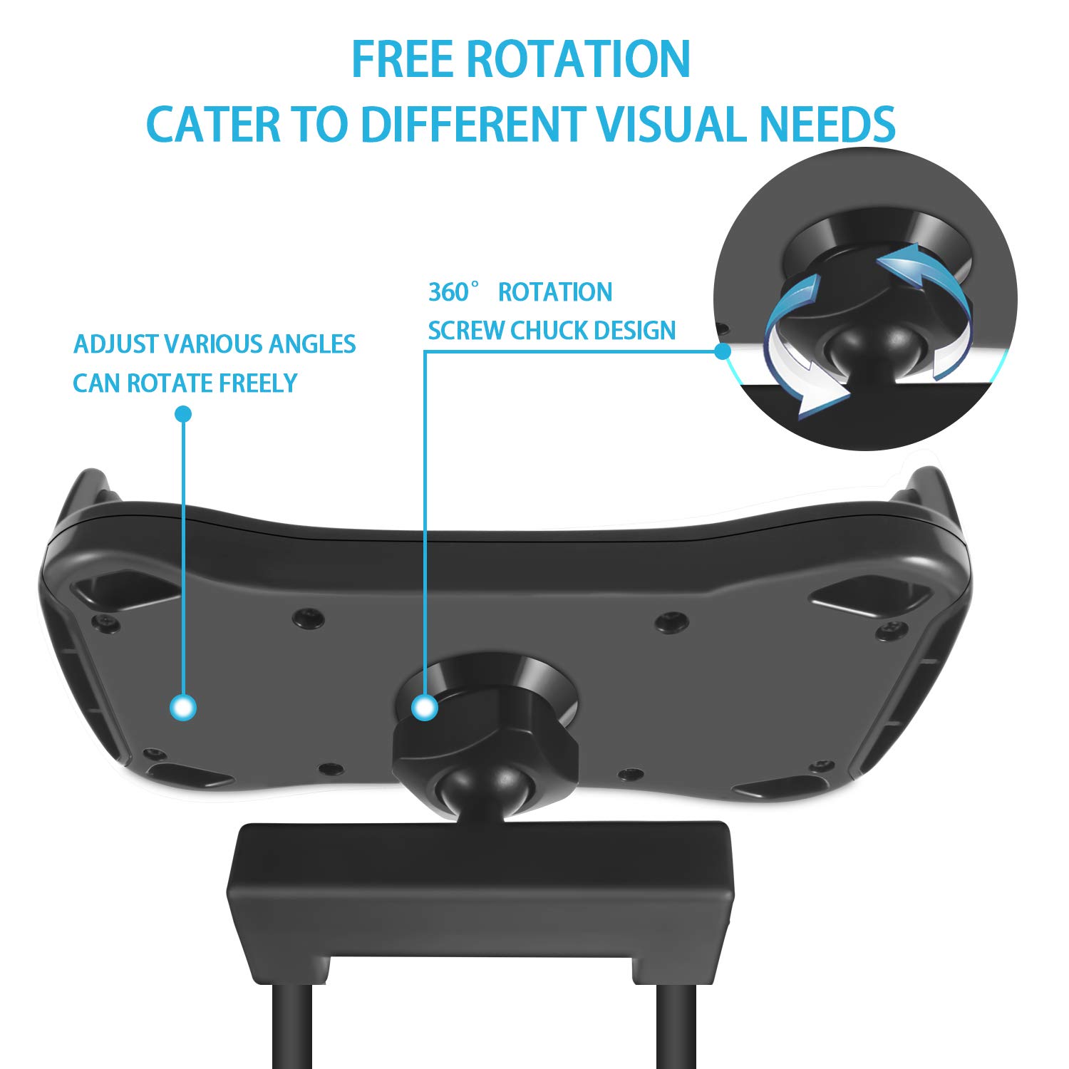 Hands-Free Lazy Neck Phone Holder - Adjustable Bed & Neck Phone Stand for iPhone, Samsung, Tablets - Perfect for Watching Movies, Reading & Gaming in Bed