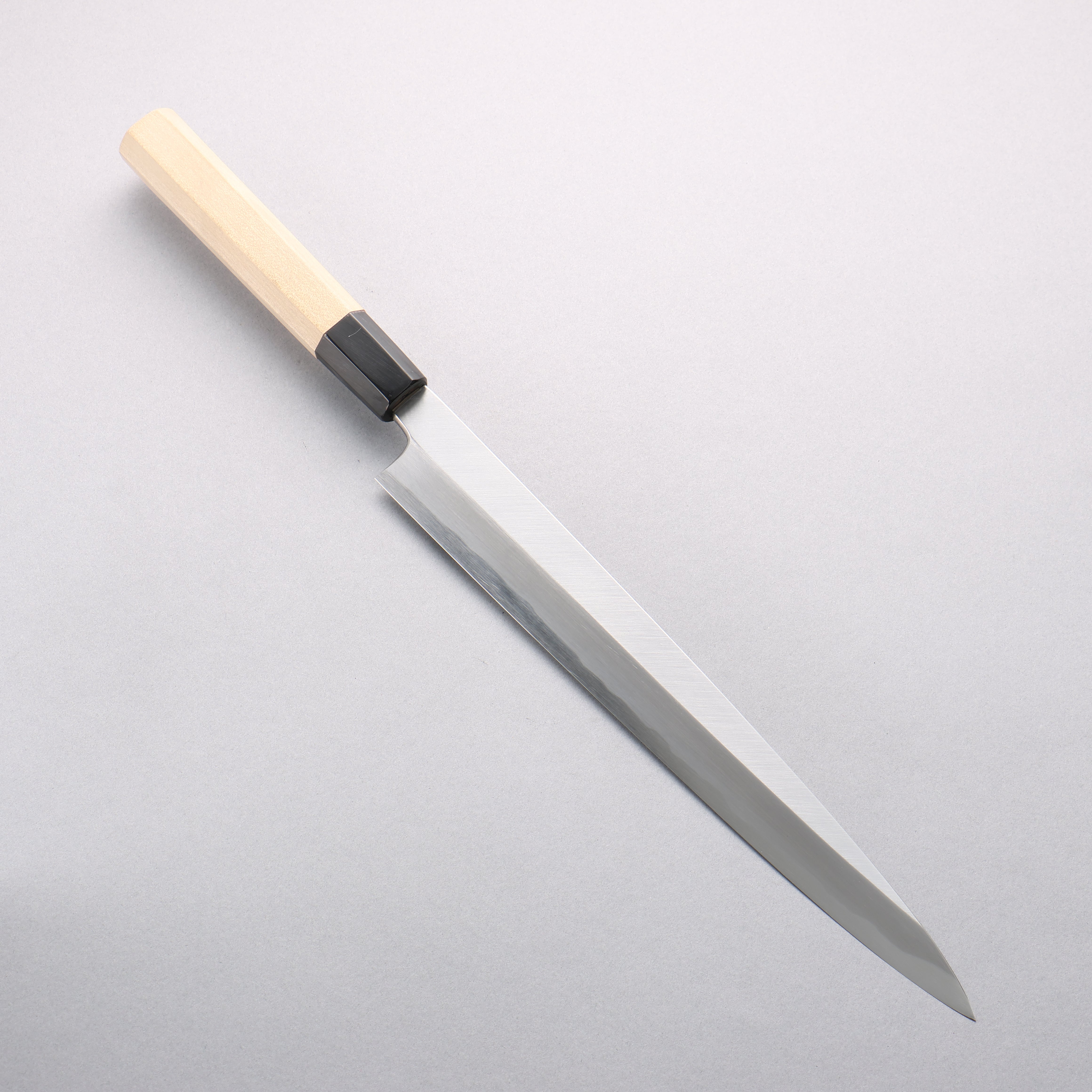 Premium White Steel No.2 Yanagiba Sushi Knife 270mm - Magnolia Wood Handle with Water Buffalo Horn Ferrule - Professional Japanese Sashimi & Sushi Chef Knife for Precision Cutting & Food Presentation